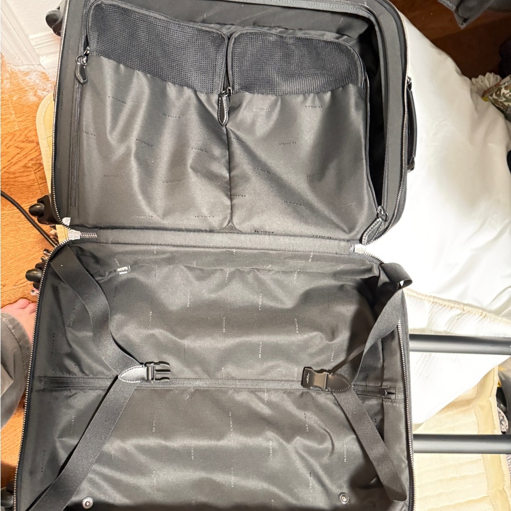 Coach Black Travel carry on  suitcase 19 x14 NWT - Picture 3 of 12